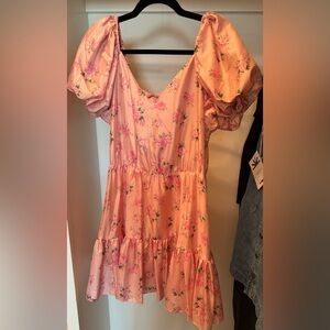 Love shack fancy floral mini dress 4